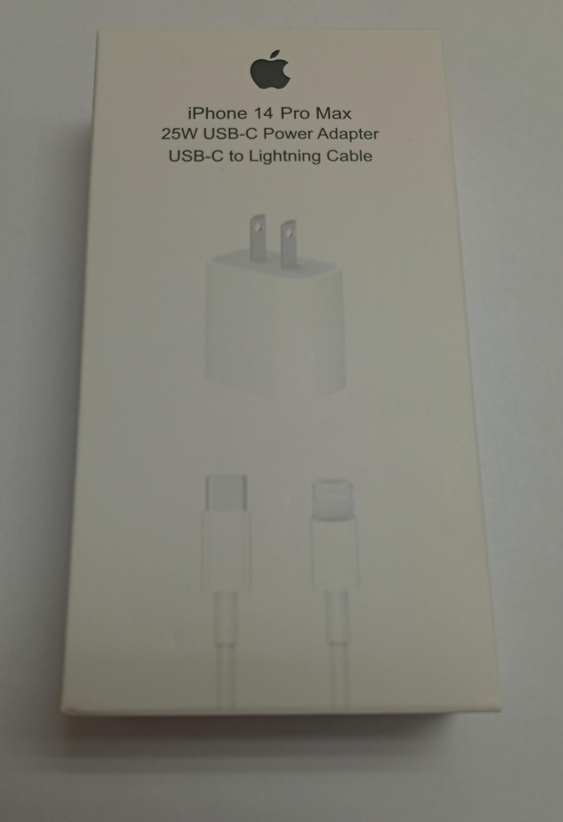 CARGADOR APPLE 25W C-LIGHTNING