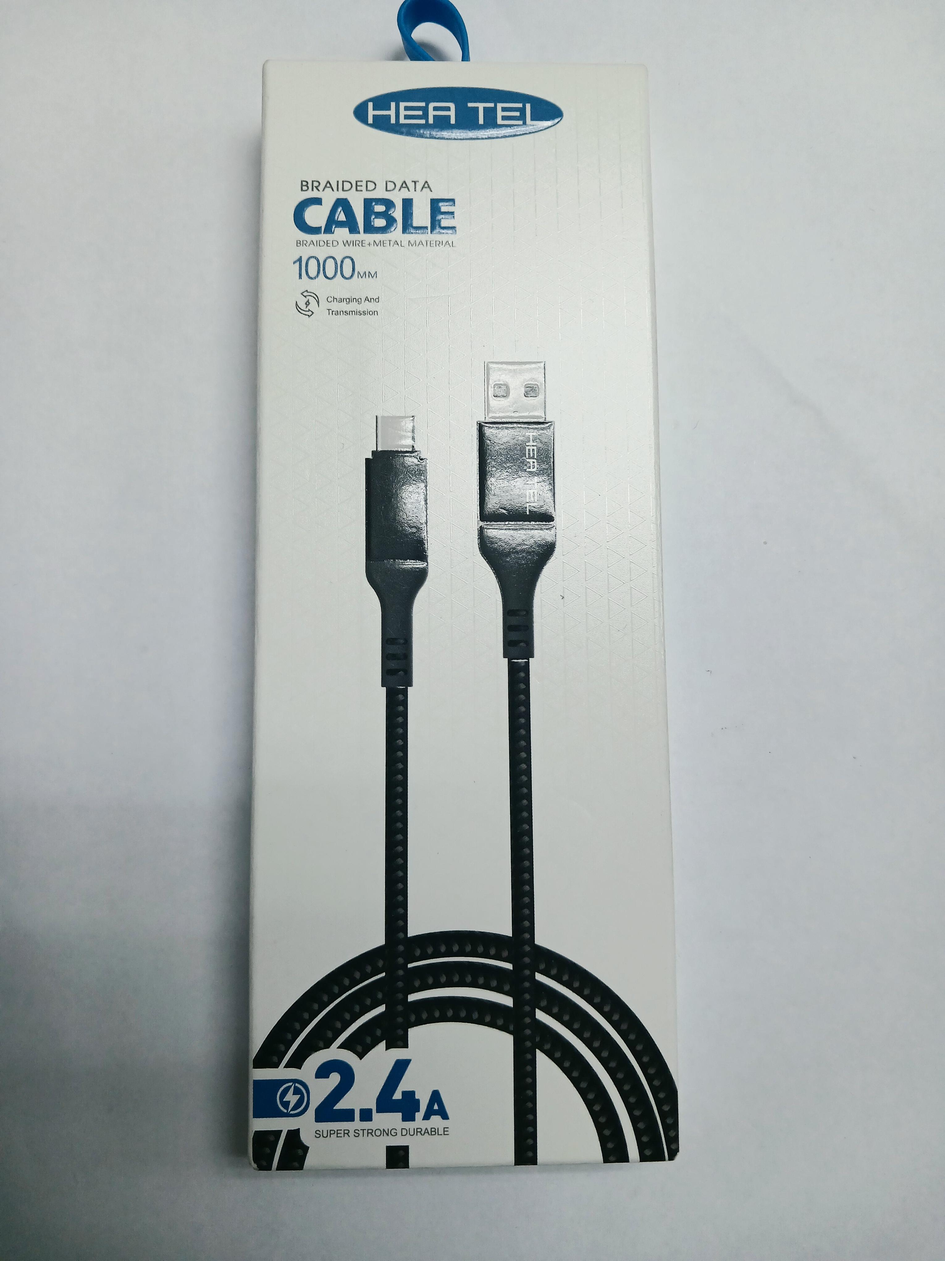 CABLE USB-TIPOC NEGRO THEA-BW16 2.4A