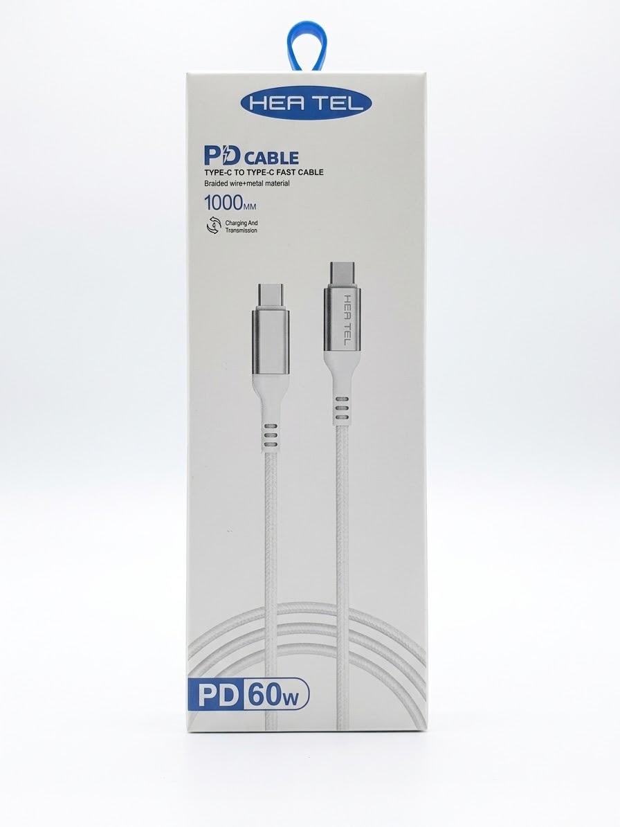 CABLE TIPO C-C BLANCO  HEA-BW17