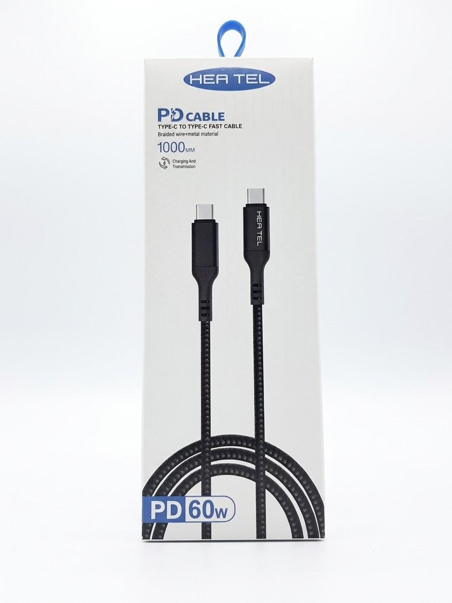 CABLE TIPO C-C NEGRO HEA-BW17