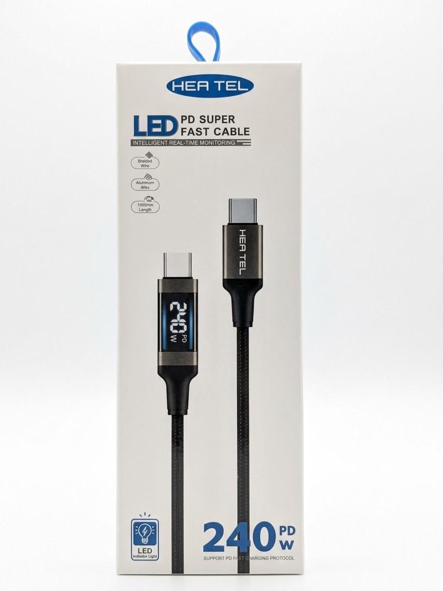 CABLE C-C TRENZADO 240W HEA-BW74