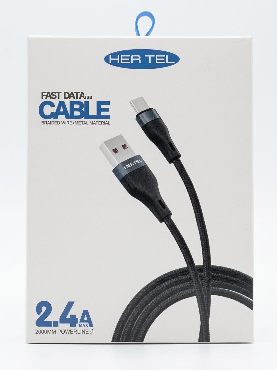 CABLE USB-MICRO HEA-BW15 2METROS 2.4A