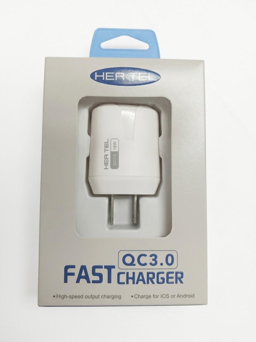 CARGADOR HEA-Q02 18W BLANCO