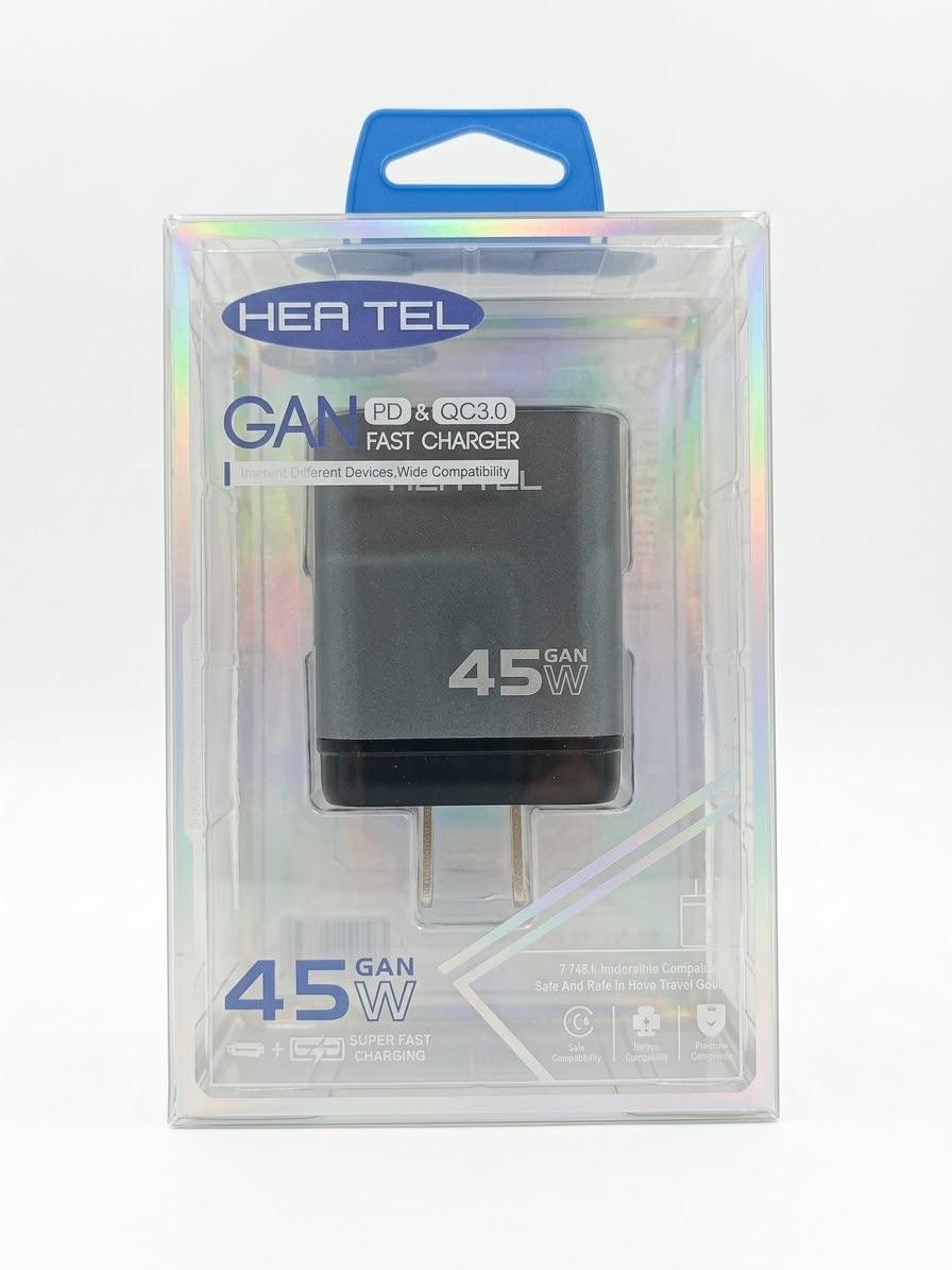 CARGADOR 45W DOBLE SALIDA HEA-Q98